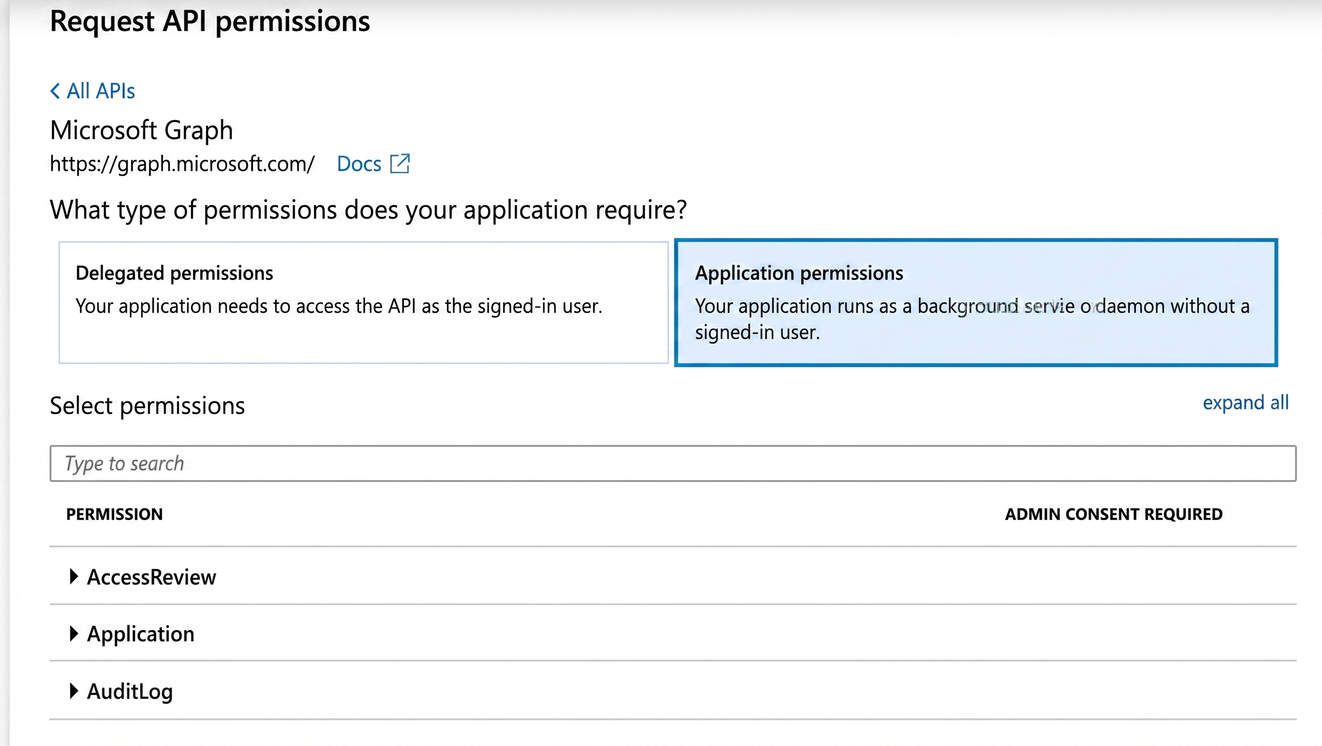 Configure permissions