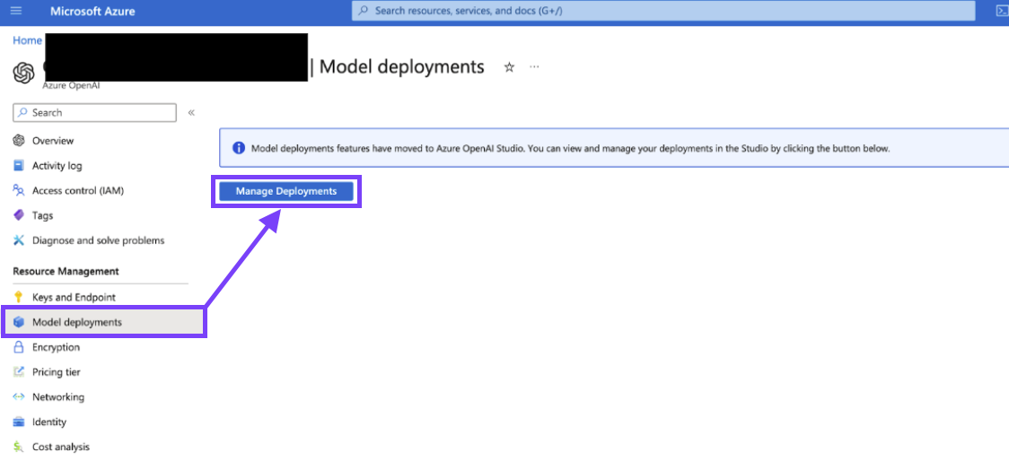 Azure OpenAI Manage Deployments