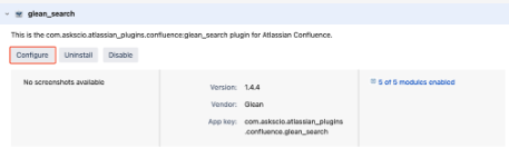 Glean Search Configuration