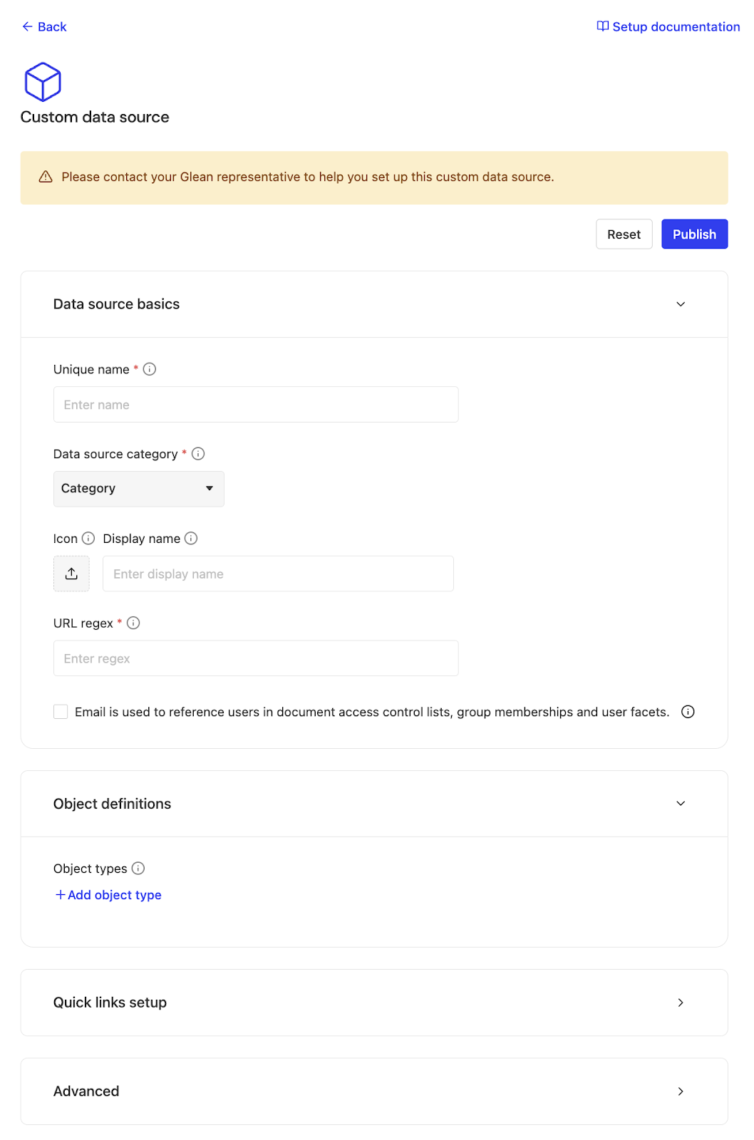 Configure the custom connector details