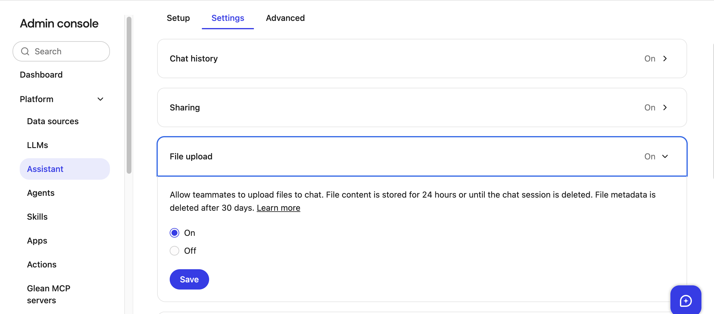 File Upload Settings 1