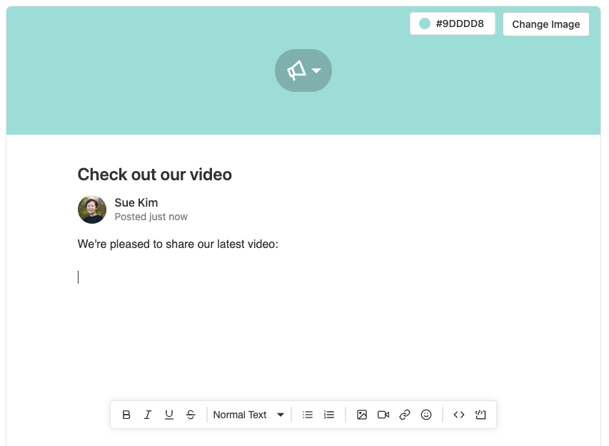 Writing Announcement
