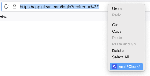 Firefox Add Glean Search
