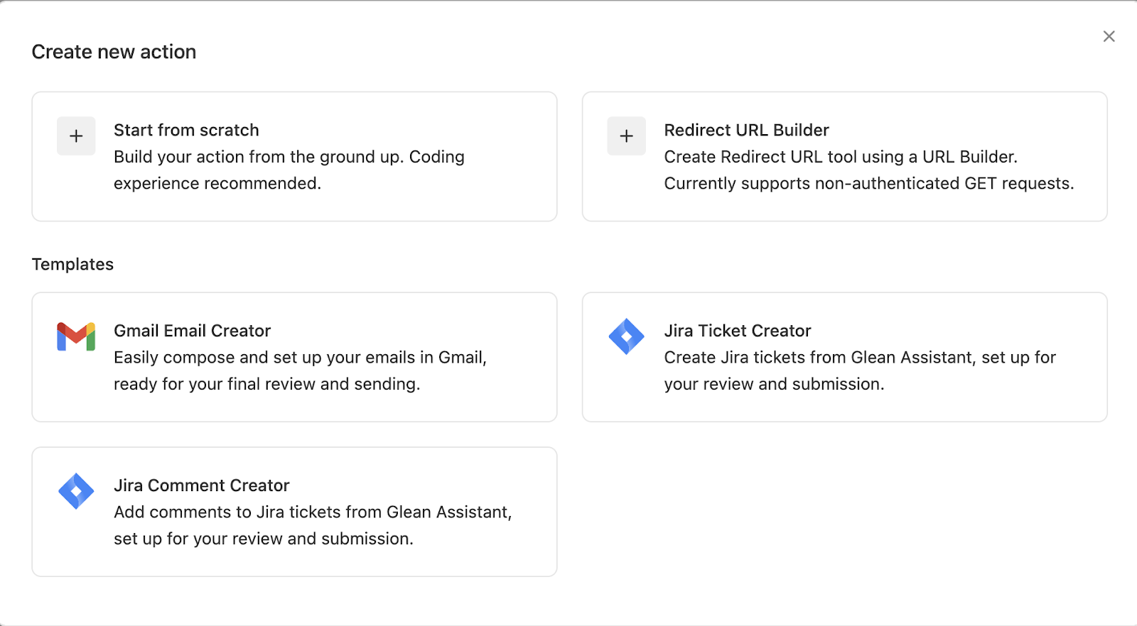 Redirect URL Builder Selection 1