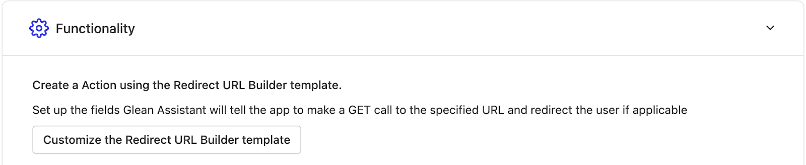 Redirect URL Builder Selection 2