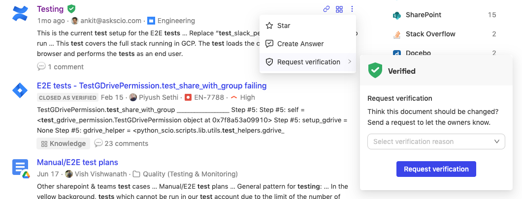 Request Verification