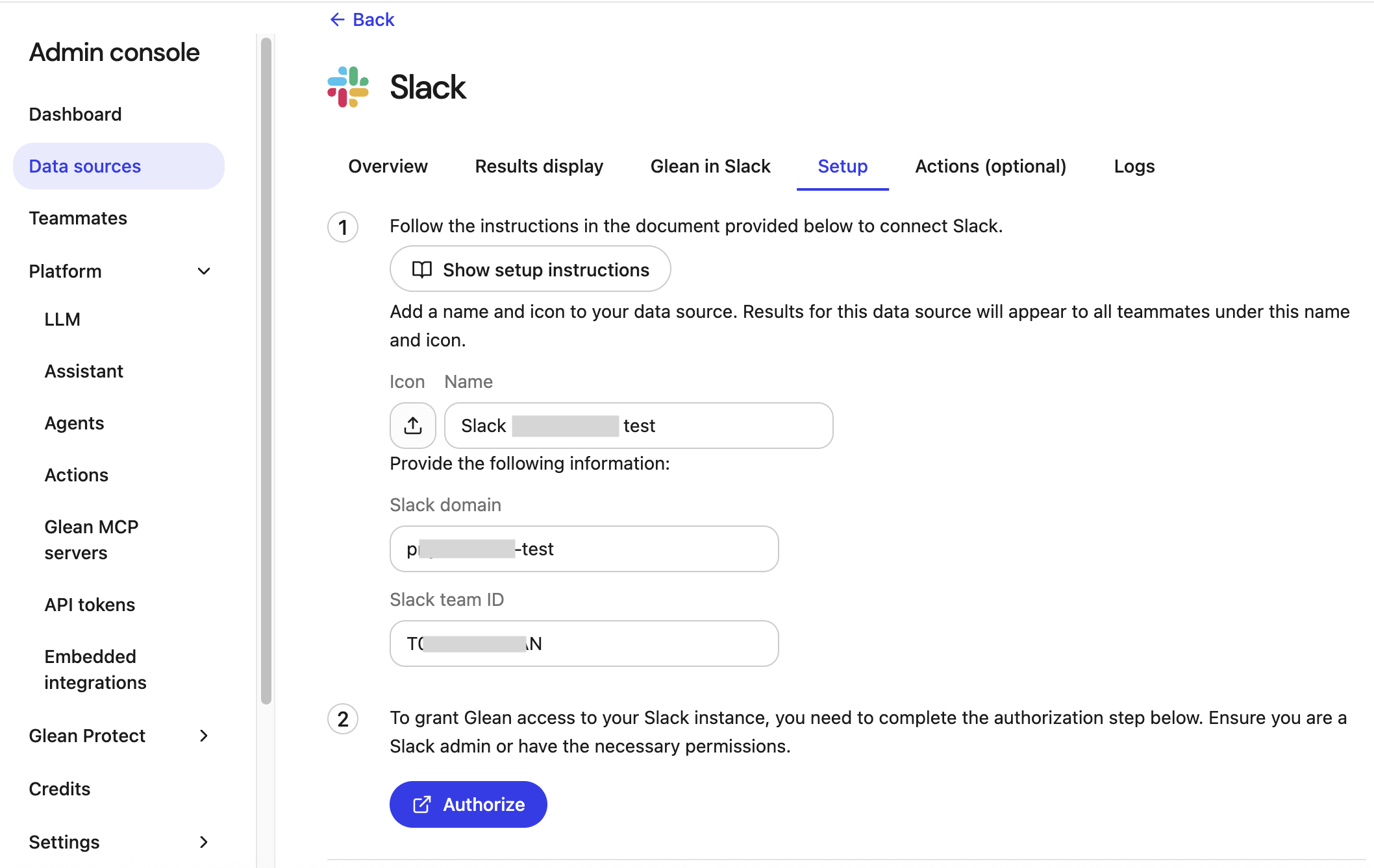 Slack Central App