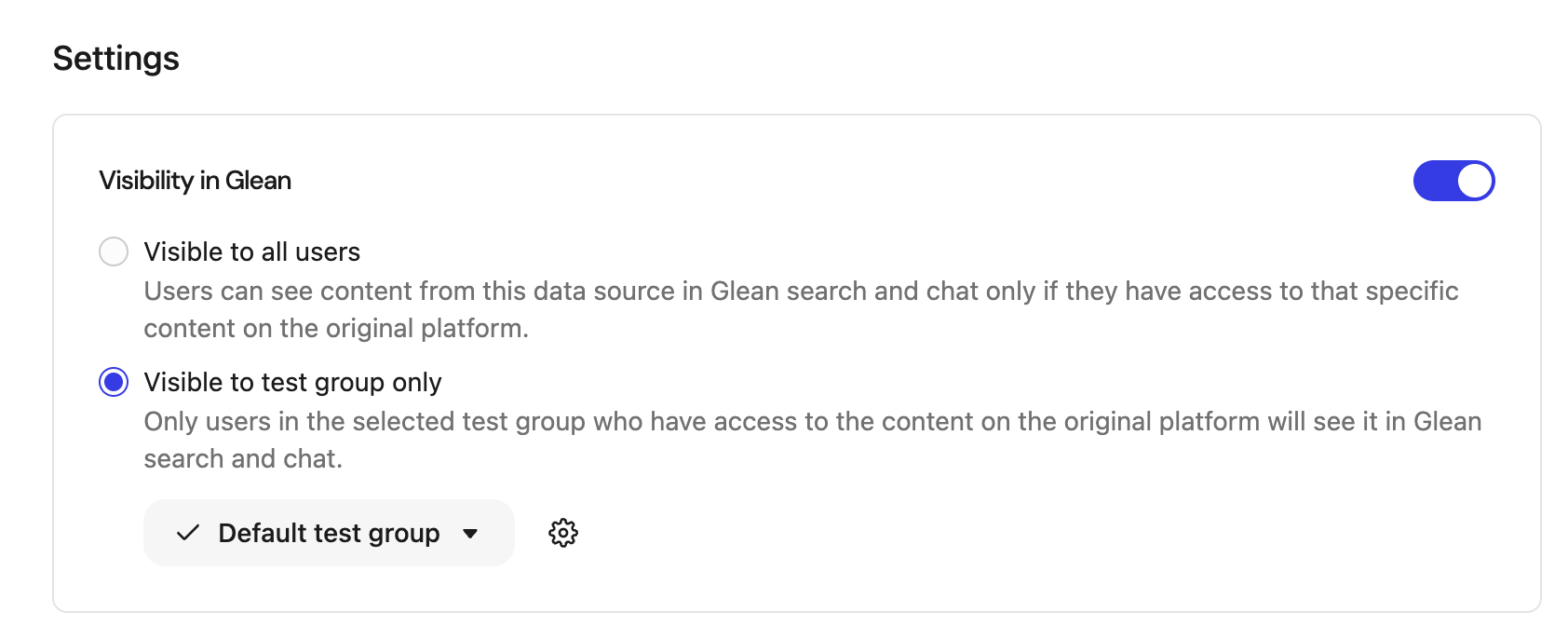 Slack RTS Visibility Settings