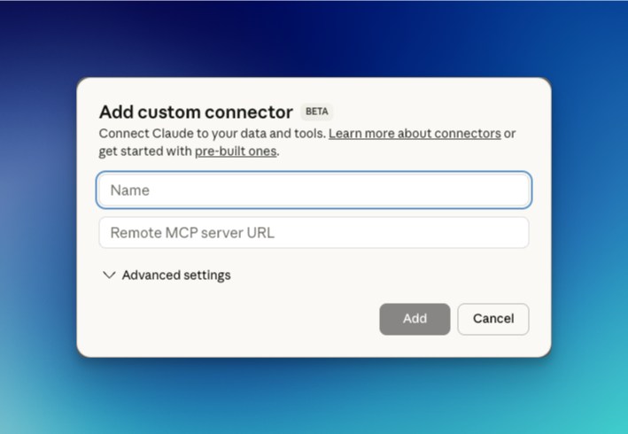 Add Remote MCP Server