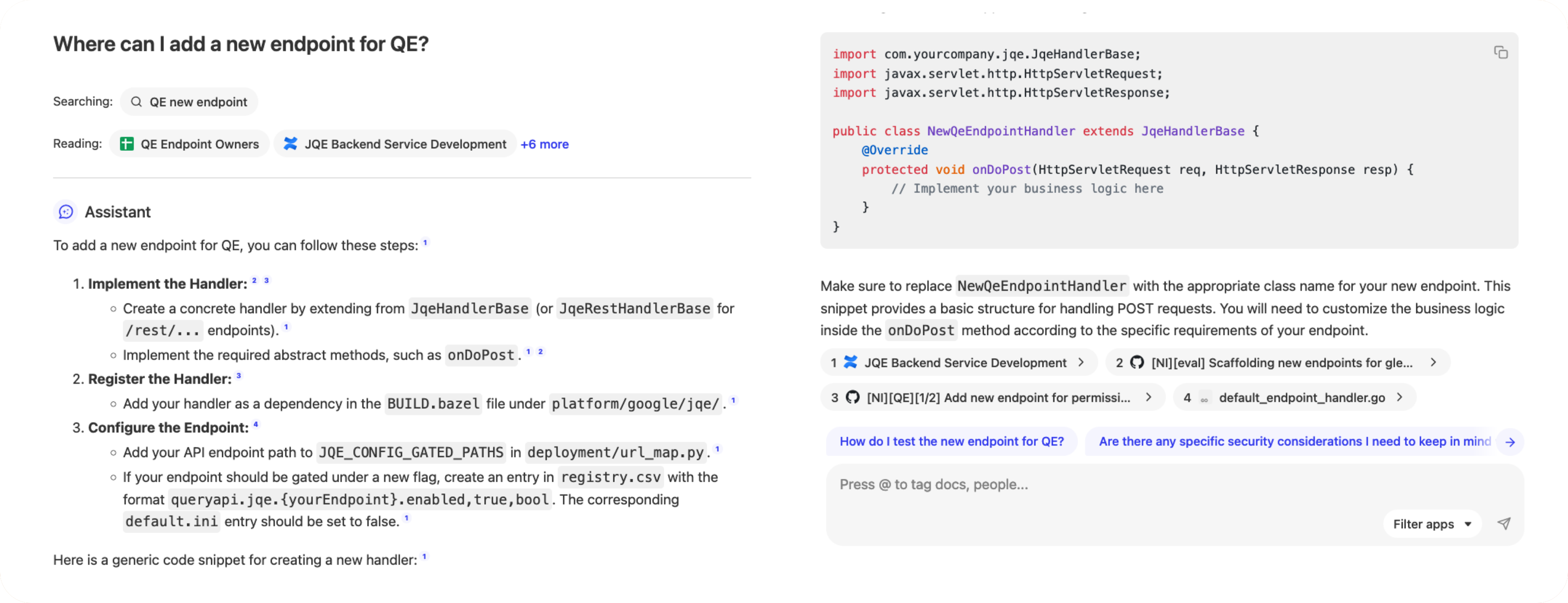Implementation Guidance Example