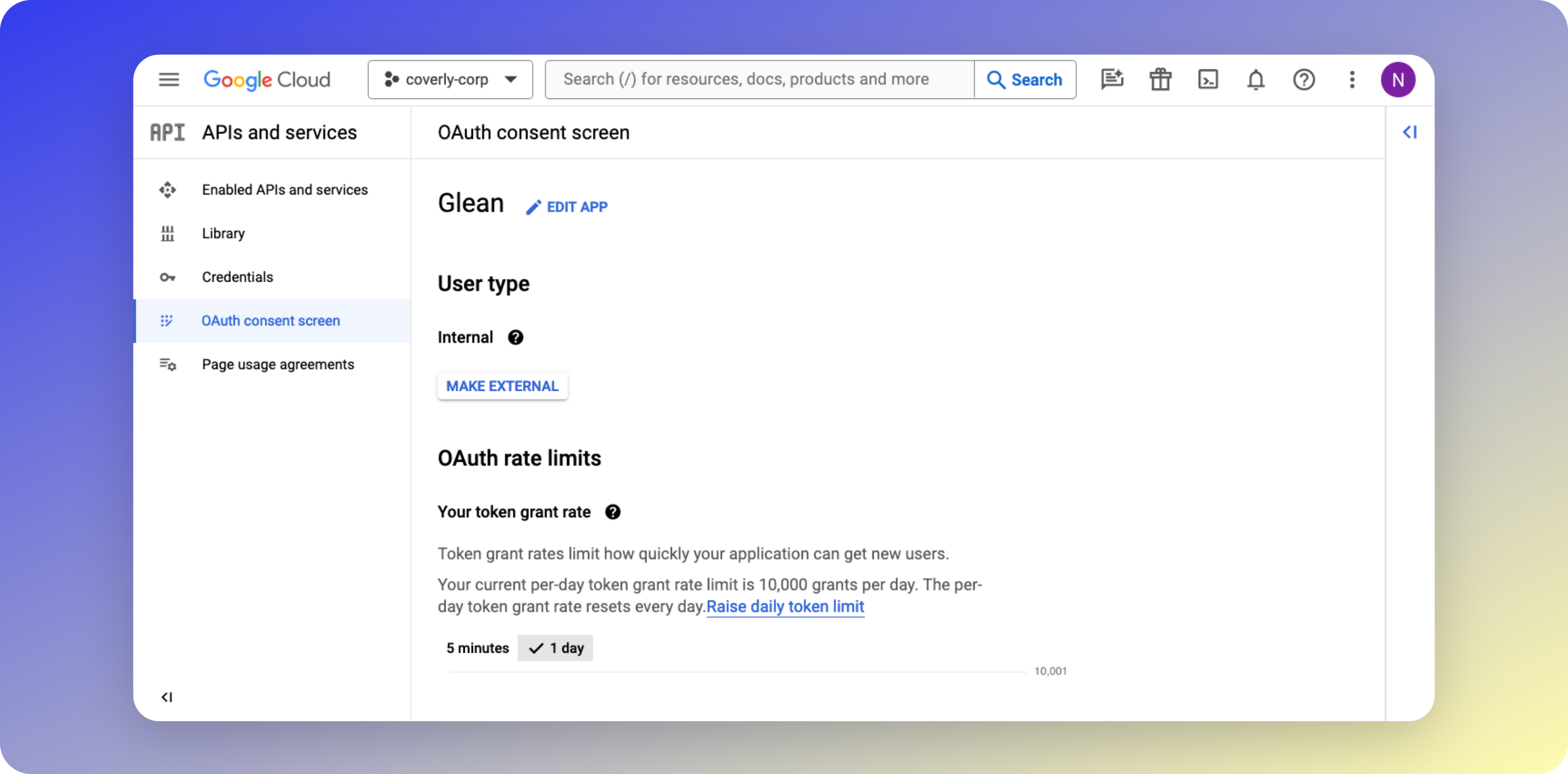 OAuth Consent Summary