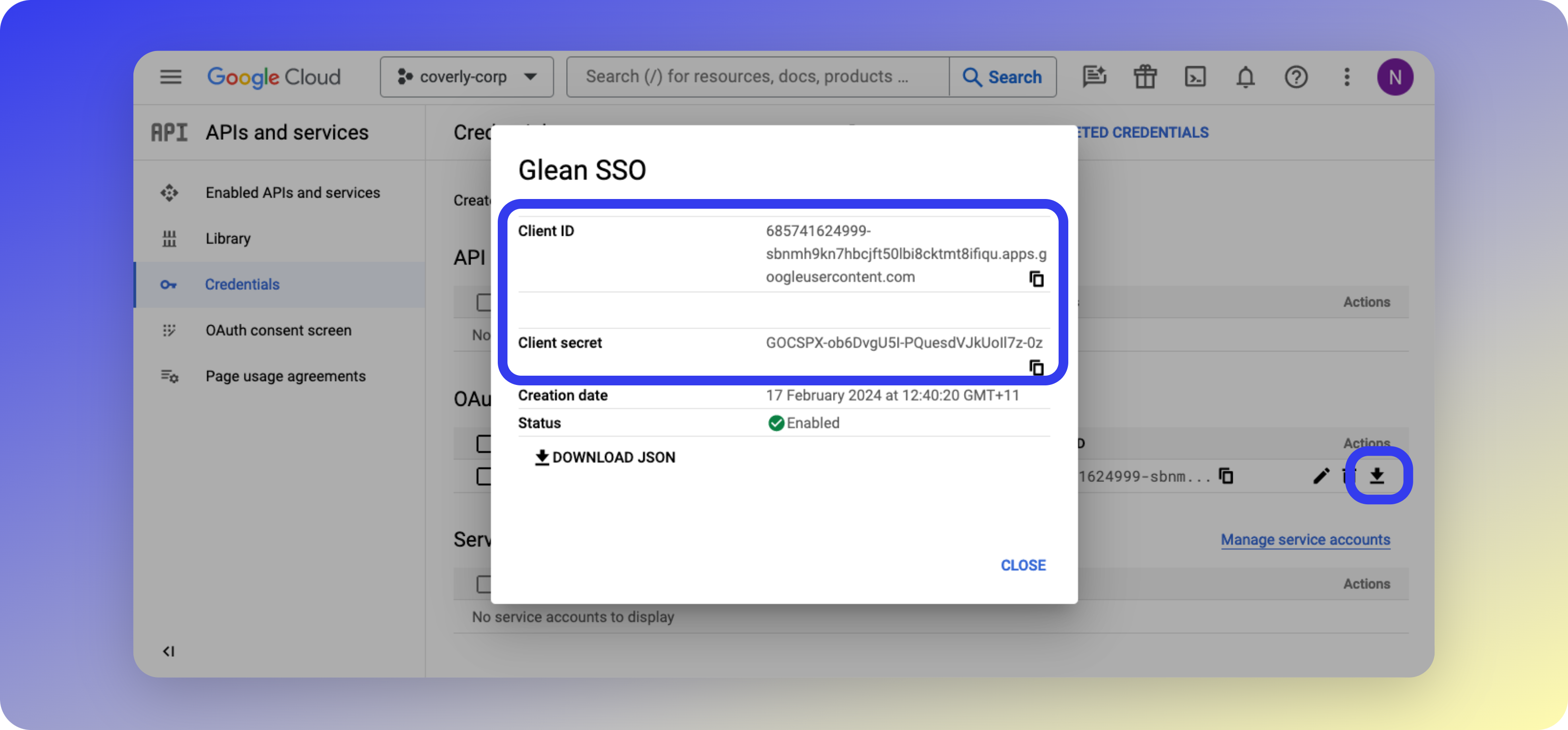 OAuth Client Credentials